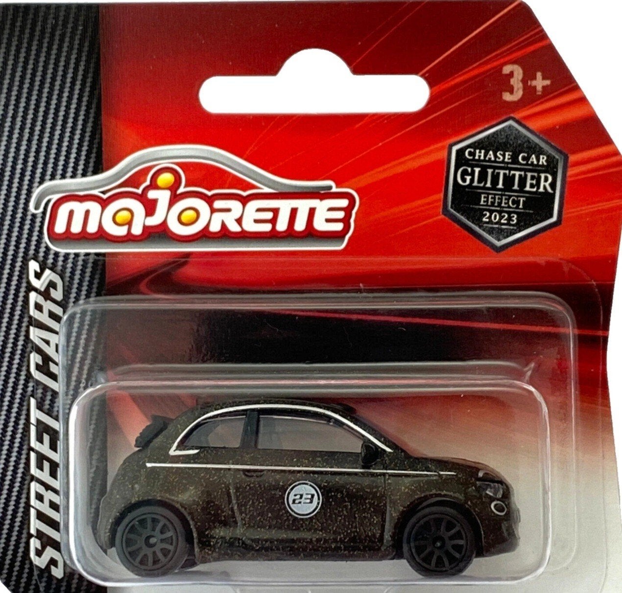 Majorette Street Cars Fiat 500 Icon Glitter Effect Chase Car, Ophalen of Verzenden, Nieuw, Auto