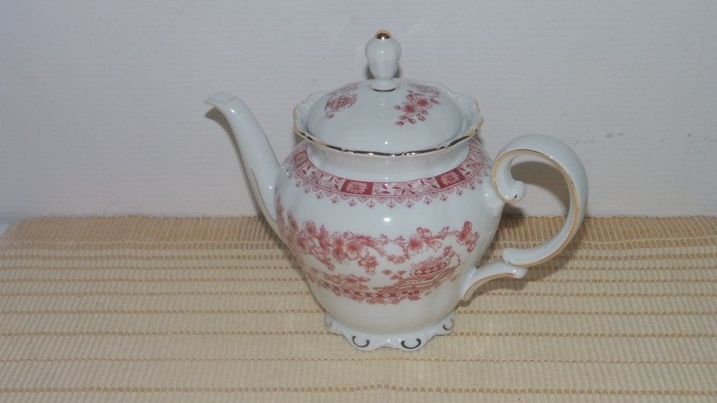 Delen v h Seltmann Weiden Bavaria servies Theresia Rood 2e, Ophalen of Verzenden