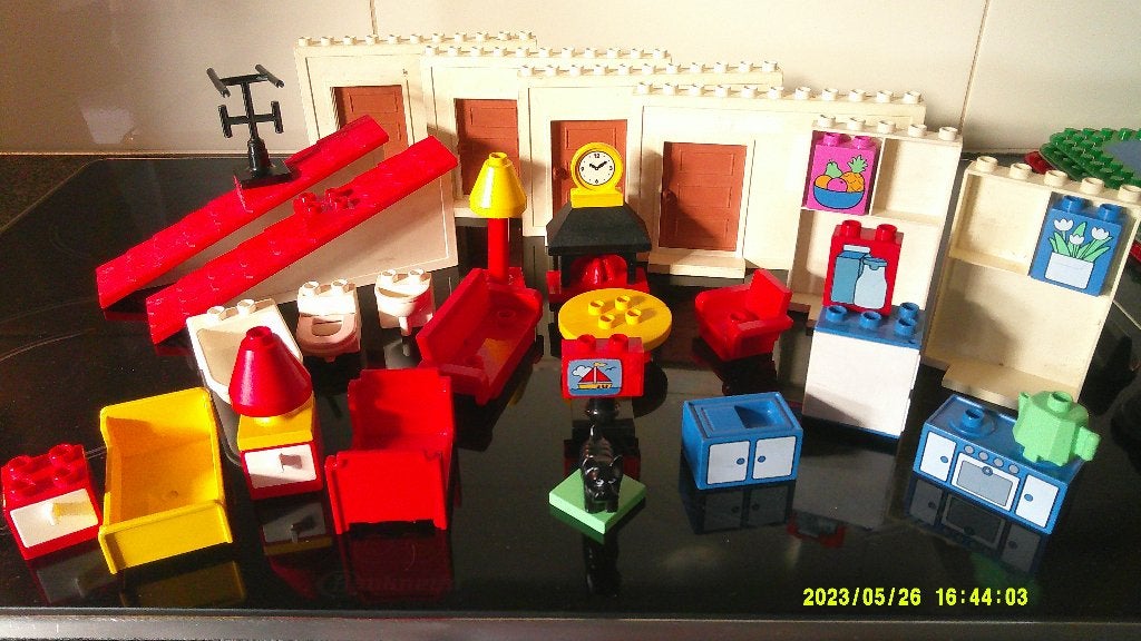 Duplo huis 2780, vintage, retro., Kinderen en Baby's, Ophalen of Verzenden, Zo goed als nieuw, Duplo