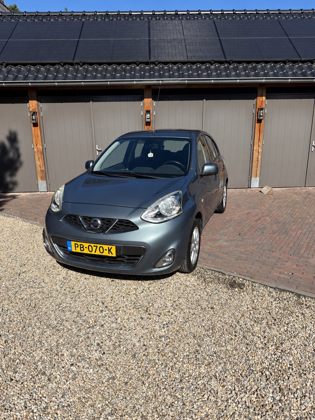 Nissan Micra 1.2 72KW 5DR 2014 Grijs, Auto's, Voorwielaandrijving, 40 €/maand, 1198 cc, 23 km/l