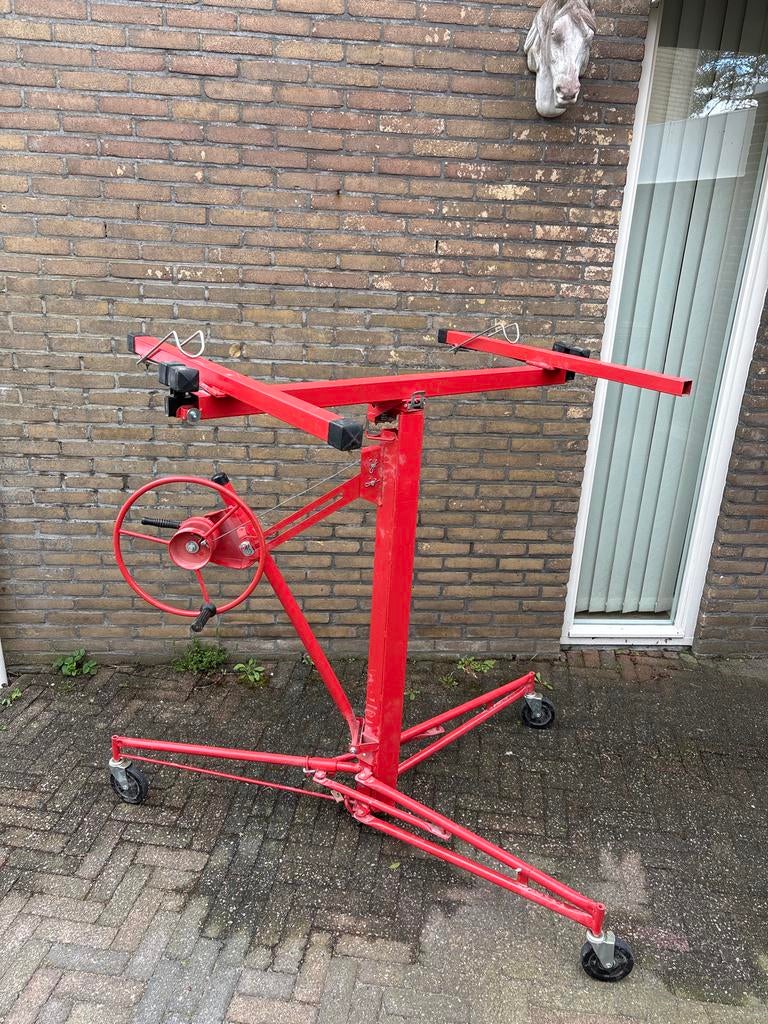 Gipsplaatlift / Platenlift - Handig voor plafondmontage, Doe-het-zelf en Verbouw, Ophalen, Gebruikt, Bouwlift