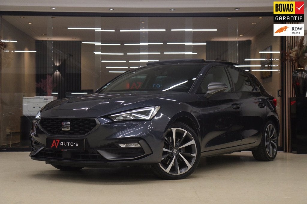 Seat Leon 1.4 TSI eHybrid FR PANO/CARPLAY/MEM/ACC/STUURVER/V, Stof, Gebruikt, 150 pk, Leon