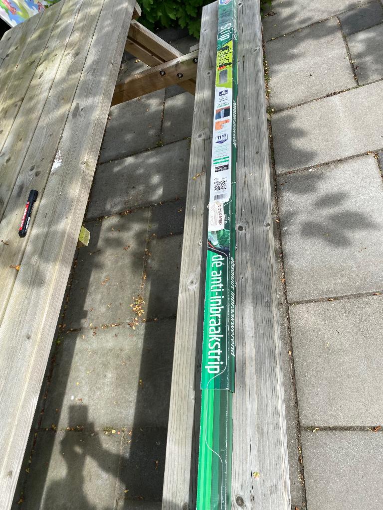 Nieuw  Anti inbraakstrips, merk Secu lengte 205 cm, Ophalen, Nieuw, IJzer, Overige typen