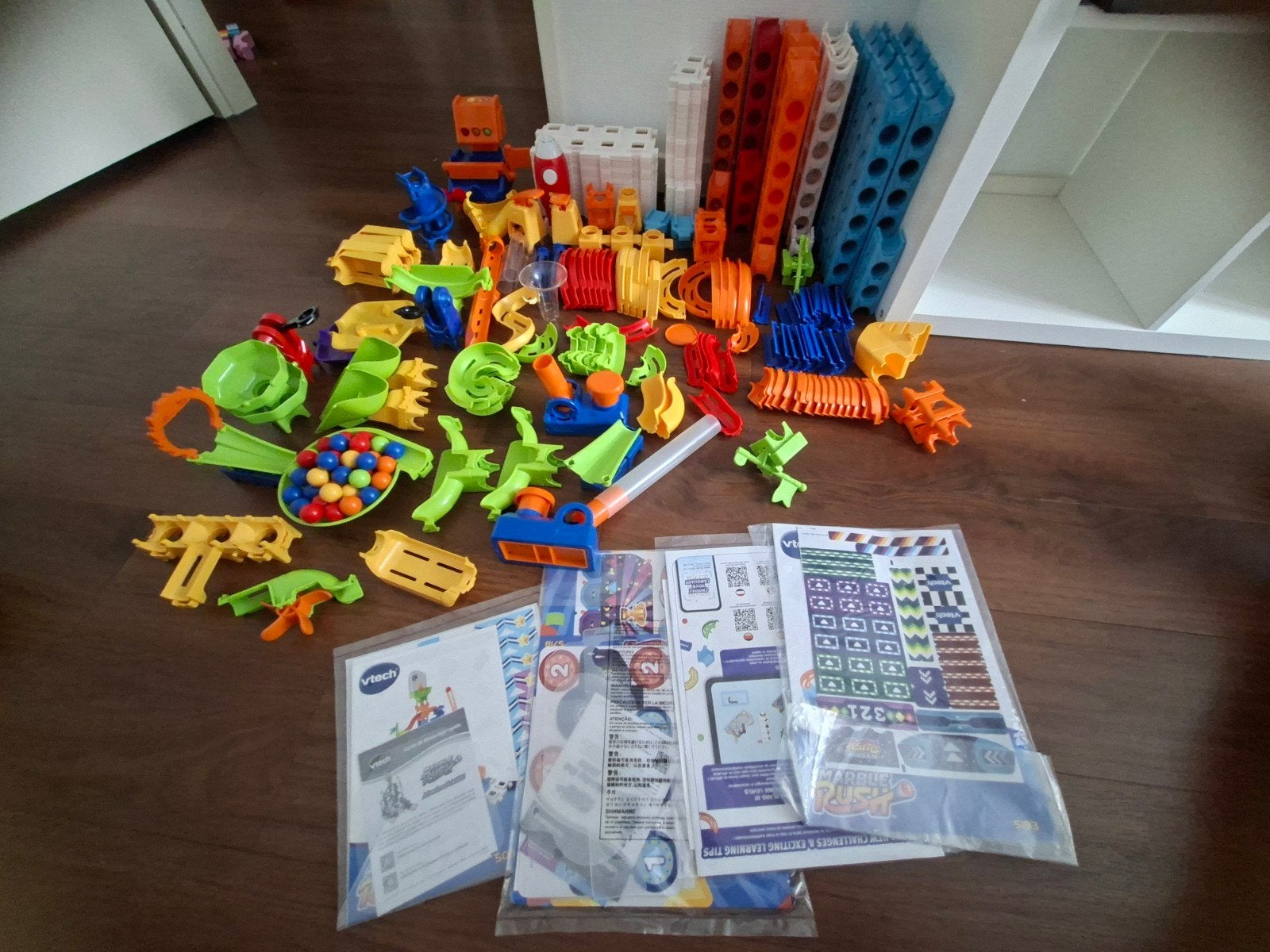 5 stuks VTech Marble Rush knikkerbaan set - Zo goed als nieu, Ophalen of Verzenden, Zo goed als nieuw, Overige merken