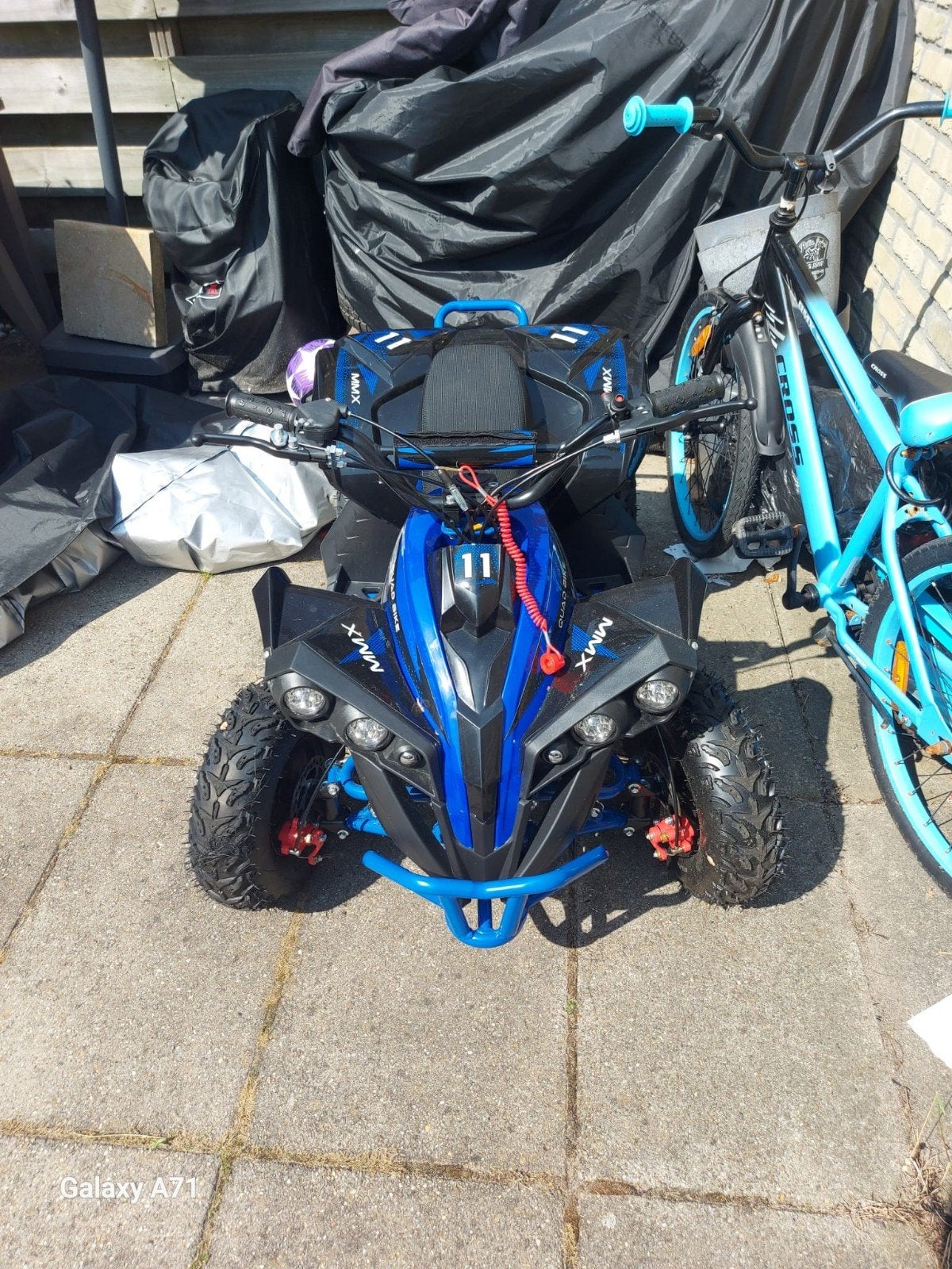 Quad nog nieuw- Blauw/Zwart, Ophalen of Verzenden