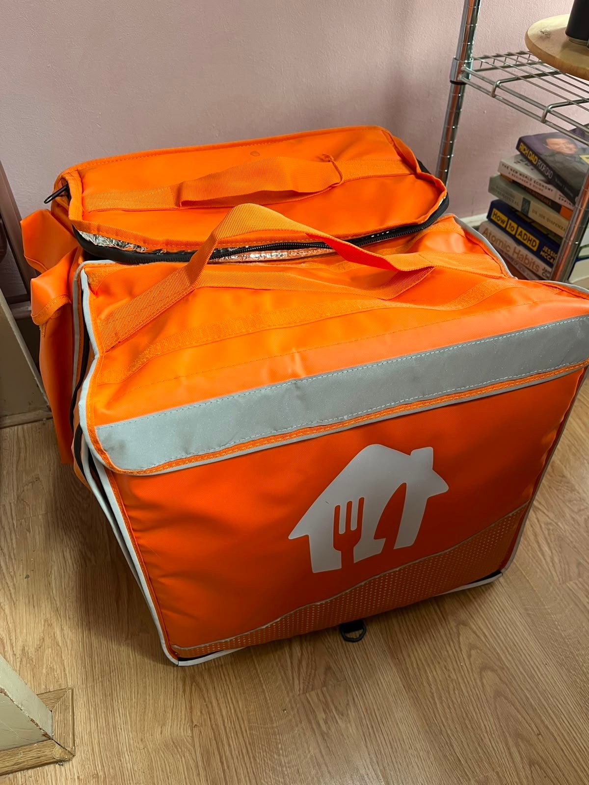 Thuisbezorg Bag, Ophalen