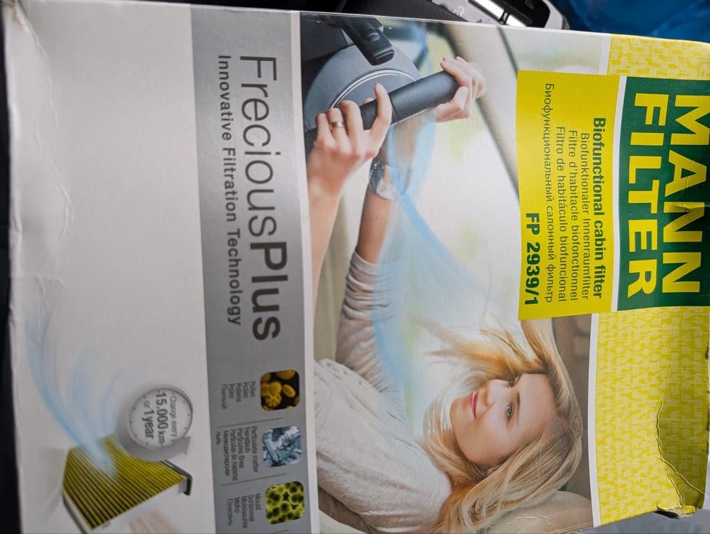 Nieuw Interieur Filter Mann-Filter FP 2939/1 Audi A3, Ophalen