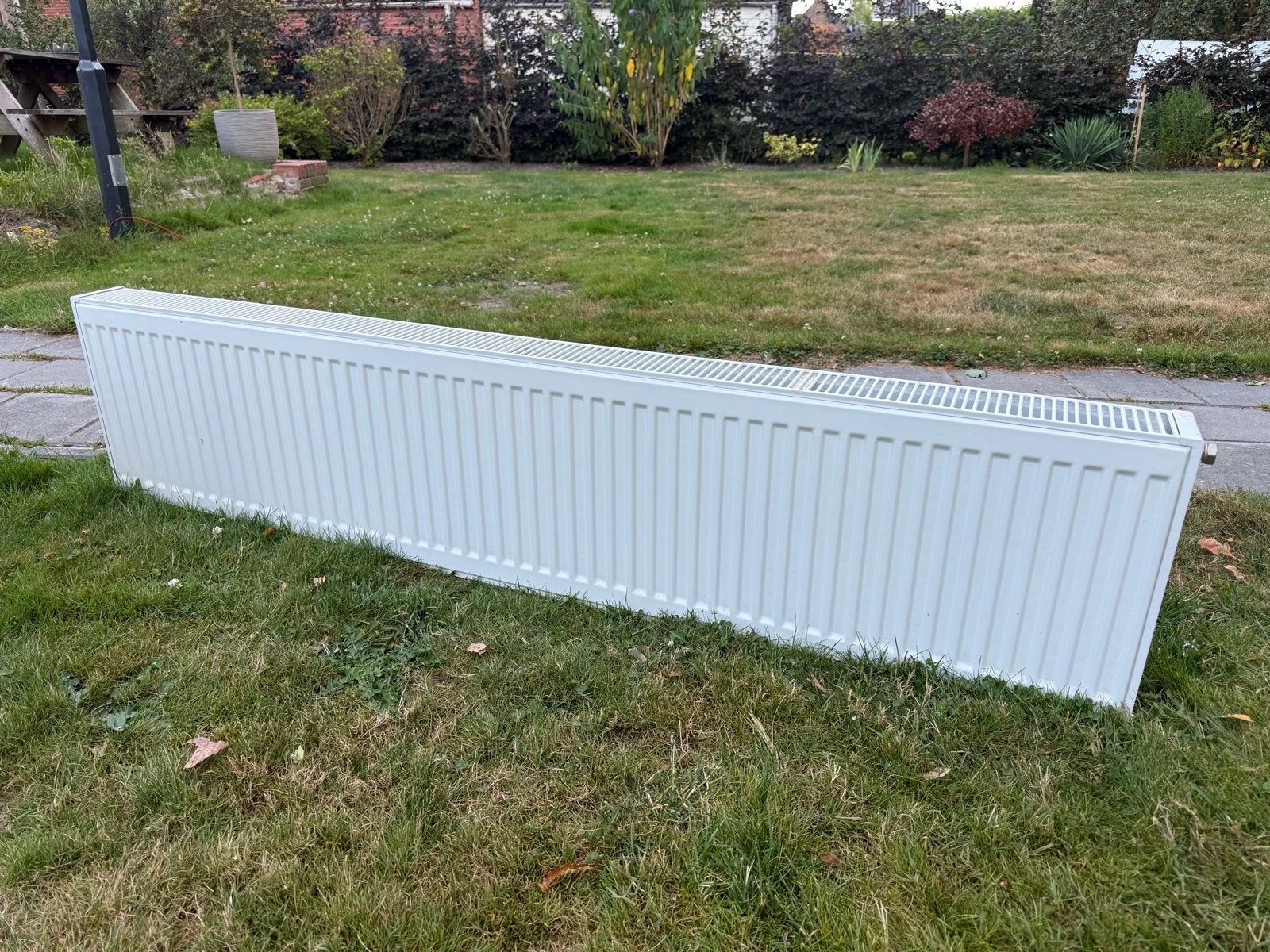 Plieger radiator 180x40 cm, Doe-het-zelf en Verbouw, Verwarming en Radiatoren, Ophalen, 30 tot 80 cm, Gebruikt, Radiator