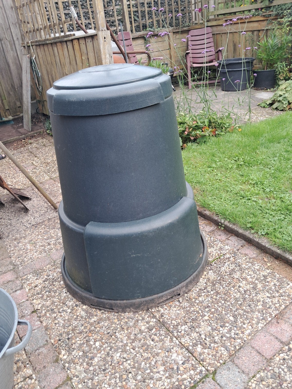 Compostbak voor tuin en keukenafval, Ophalen, Gebruikt