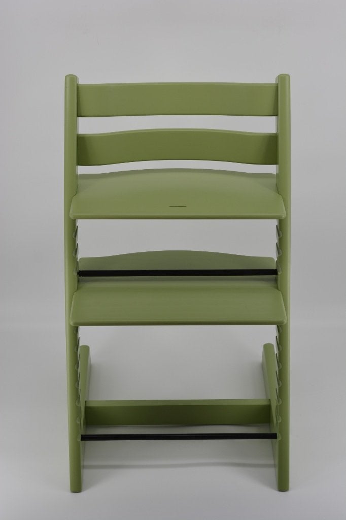 Stokke Trip Trap Moss Green – trip trap stoel, Verzenden, Gebruikt, Meegroeistoel, Aanschuifbaar