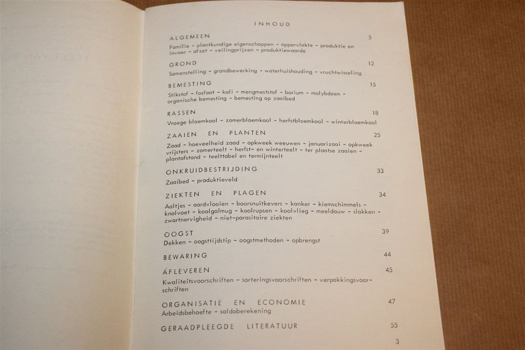 Teelt van Bloemkool — Handleiding Vollegrondsteelt 1970, Boeken, Ophalen of Verzenden, Gelezen
