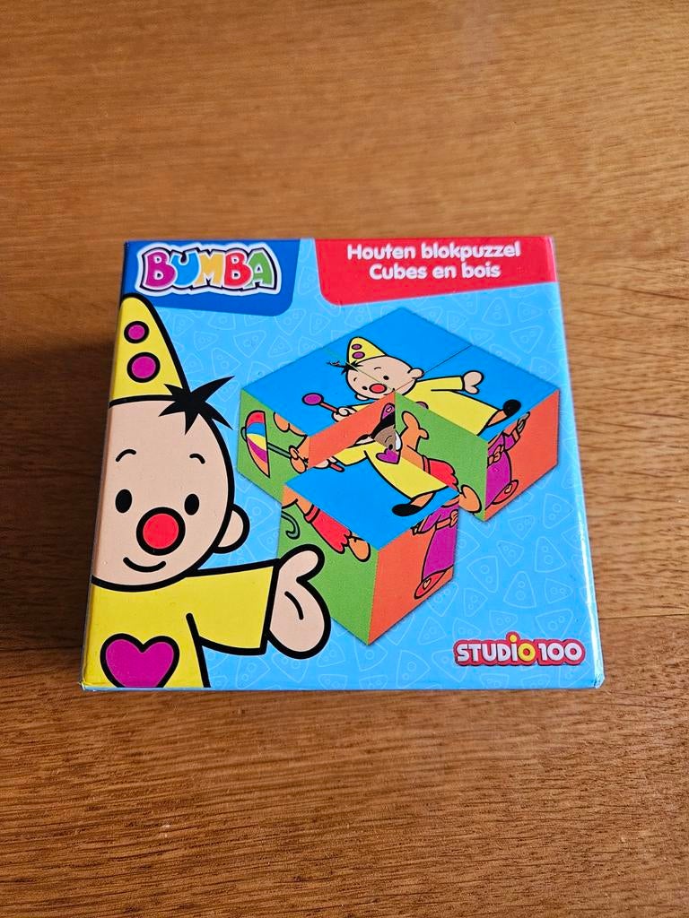 Bumba Houten Blokpuzzel, Kinderen en Baby's, Speelgoed | Kinderpuzzels, Zo goed als nieuw, 2 tot 4 jaar, Minder dan 10 stukjes