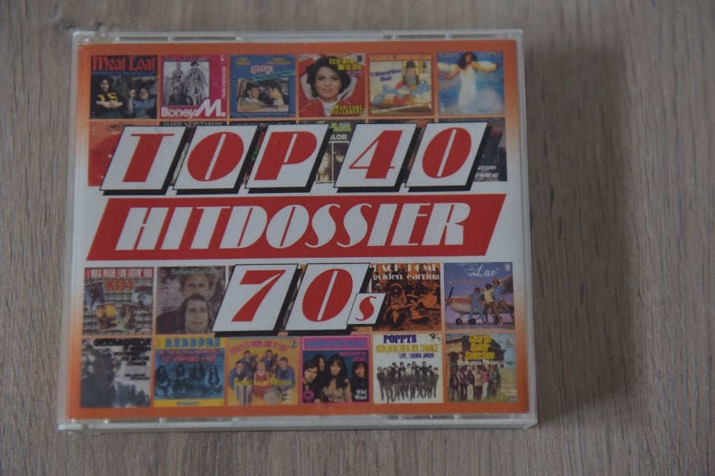TOP 40 HITDOSSIER 70'S -- 5CDbox, Cd's en Dvd's, Verzenden, Inclusief doosje, Zo goed als nieuw, Verzamelalbum