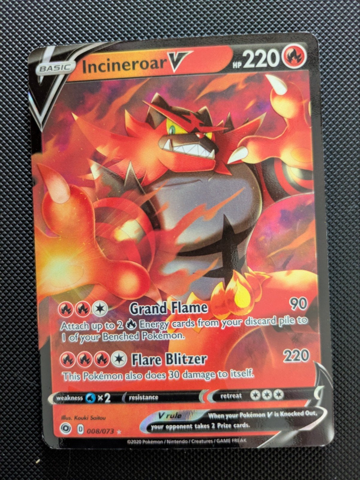 Incineroar V 008/073 D, Ophalen of Verzenden, Zo goed als nieuw
