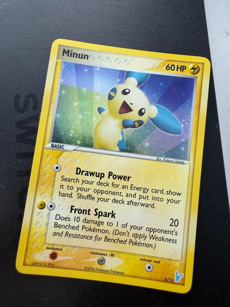 Minun Pokémon Kaart (2006) -, Ophalen of Verzenden, Gebruikt, Losse kaart