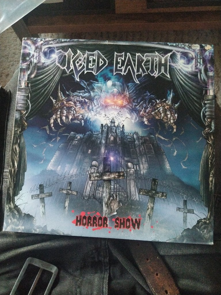 Iced Earth - Horror show - Blue vinyl, Cd's en Dvd's, Thrash metal, Originele persing, Ophalen of Verzenden, Zo goed als nieuw