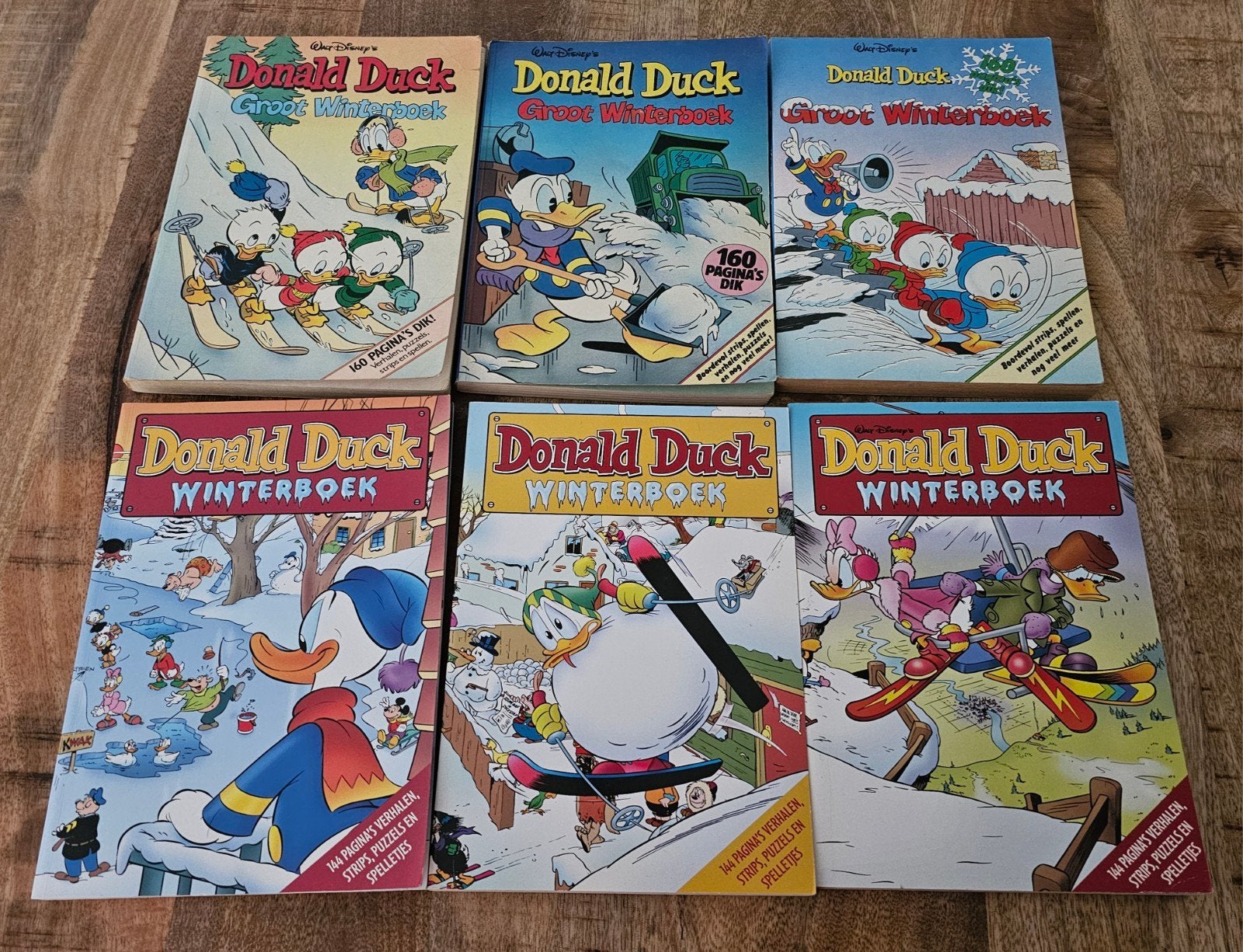 Pakket van 6 Donald Duck Winterboeken !, Meerdere stripboeken, Ophalen of Verzenden, Gelezen, Donald Duck