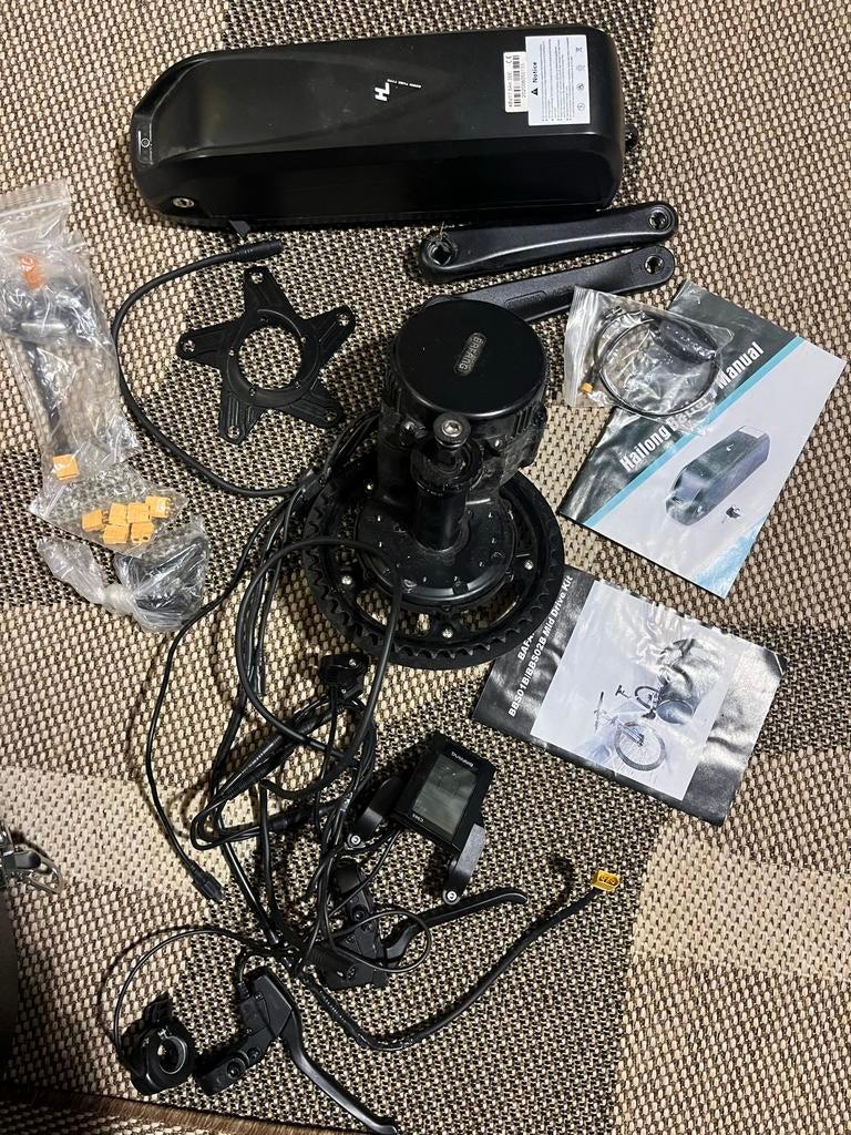 Bafang BBS02B Mid Drive Kit met Hailong Accu 750W, Ophalen of Verzenden, Zo goed als nieuw