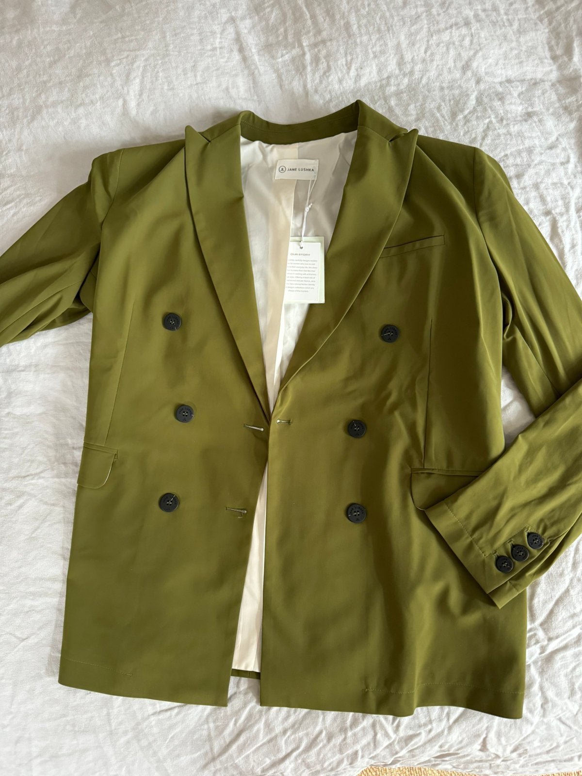Blazer Jane Lushka, Kleding | Dames, Jasjes, Kostuums en Pakken, Ophalen of Verzenden, Zo goed als nieuw, Maat 46/48 (XL) of groter