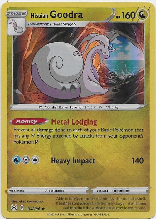 Lost Origin,  Hisuian Goodra [holo] 134/196, Verzenden, Nieuw, Losse kaart