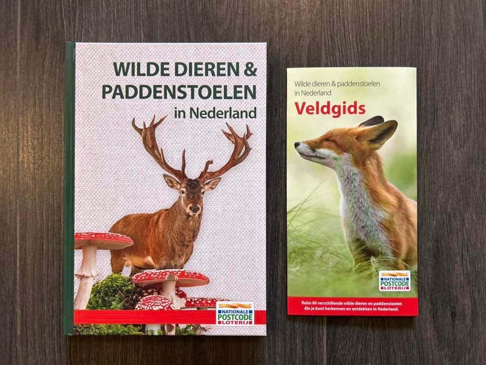 Wilde dieren en paddenstoelen in Nederland, Boeken, Natuur, Ophalen of Verzenden, Nieuw, Natuur algemeen