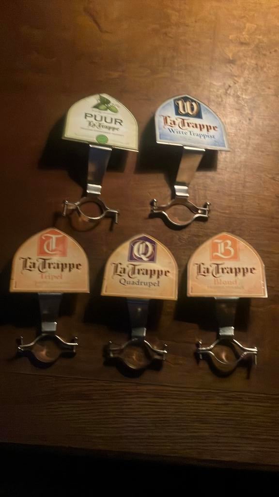 Tapruiters rvs La Trappe, Verzamelen, Biermerken, Ophalen of Verzenden, Zo goed als nieuw, La Trappe