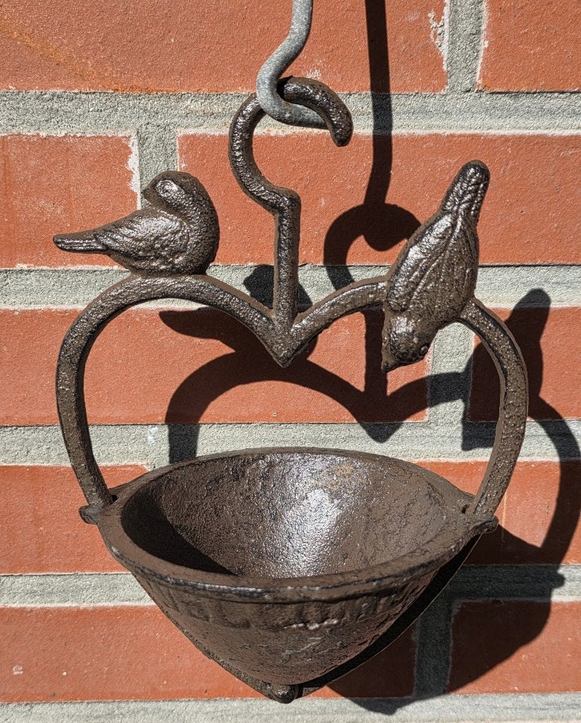 VOEDERBAKJE / VOGELS / GIETIJZER, Huis en tuin decoratie Marie, Nieuw, Info@huisentuindecoratiemarie.nl, Peize