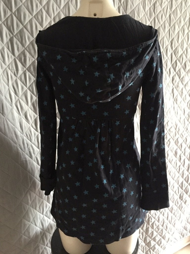 Fishbone trui XS, donkerblauw met sterren (1B17), Tweedehands verkoop, Tweedehands verkoop, Blauw, Ophalen of Verzenden