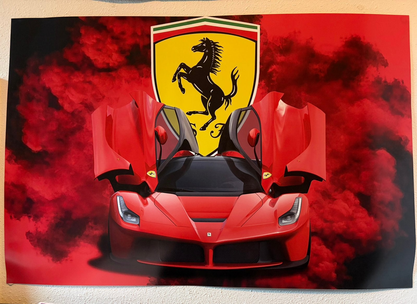Posters sportauto’s, Verzamelen, Ophalen, Gebruikt