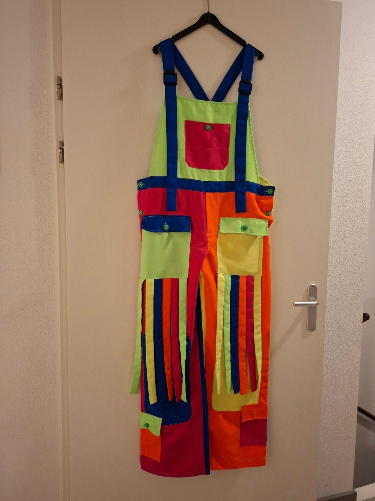 carnavals broekpak felle kleuren maat XL NIEUW, Ophalen of Verzenden, Nieuw, Maat 56/58 (XL)