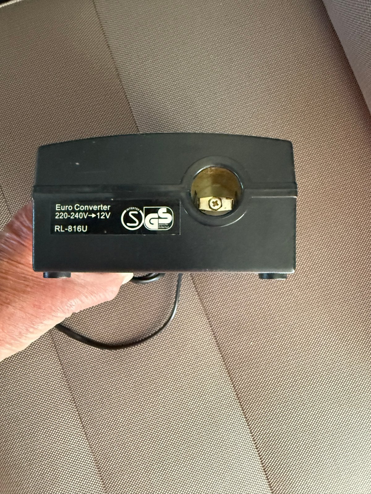 Coleman Campingaz Euro Converter 230V naar 12V, Verzenden, Zo goed als nieuw