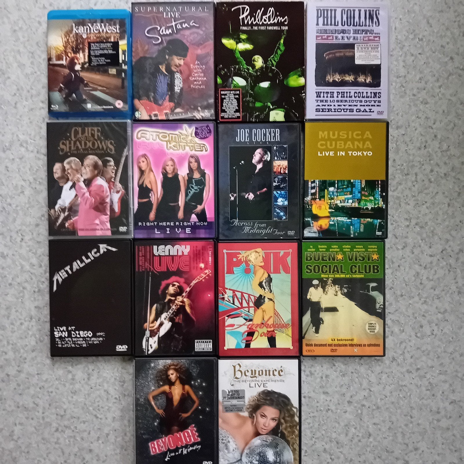 14 verschillende muziek dvd's - Concerten en meer, Alle leeftijden, Engels, Ophalen of Verzenden, Concert