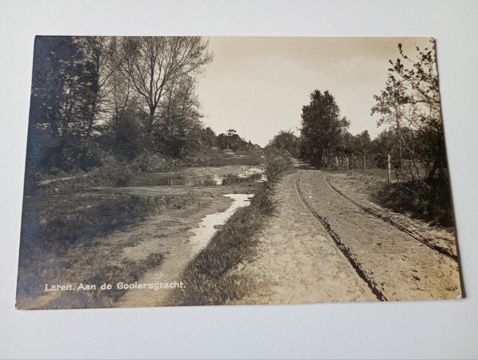 Laren NH Gooiersgracht 1929, Ophalen of Verzenden, 1920 tot 1940, Gelopen, Noord-Holland
