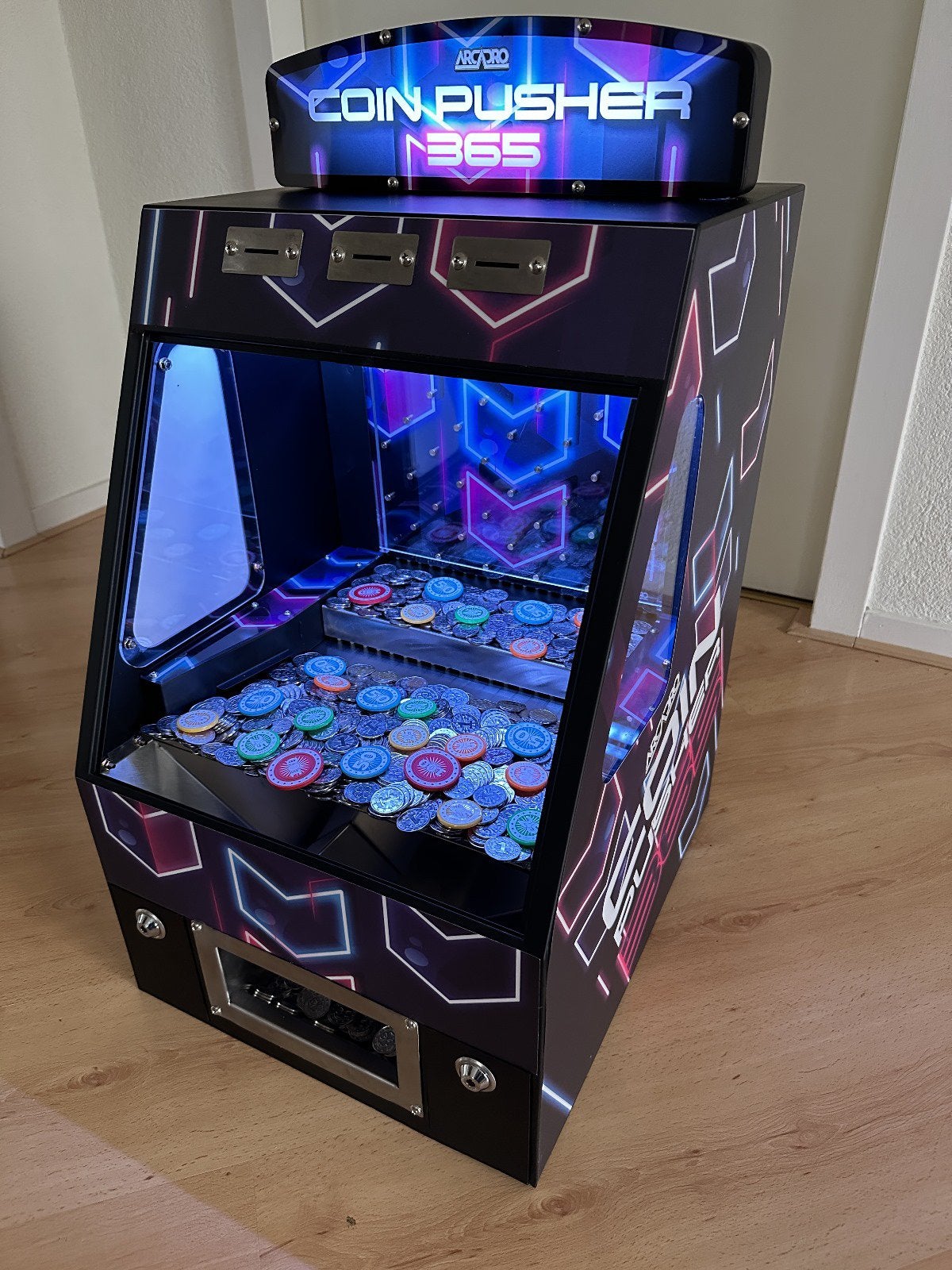 Coinpusher 365 /Muntenschuiver voor thuisgebruik/Coin pusher, Ophalen of Verzenden, Nieuw