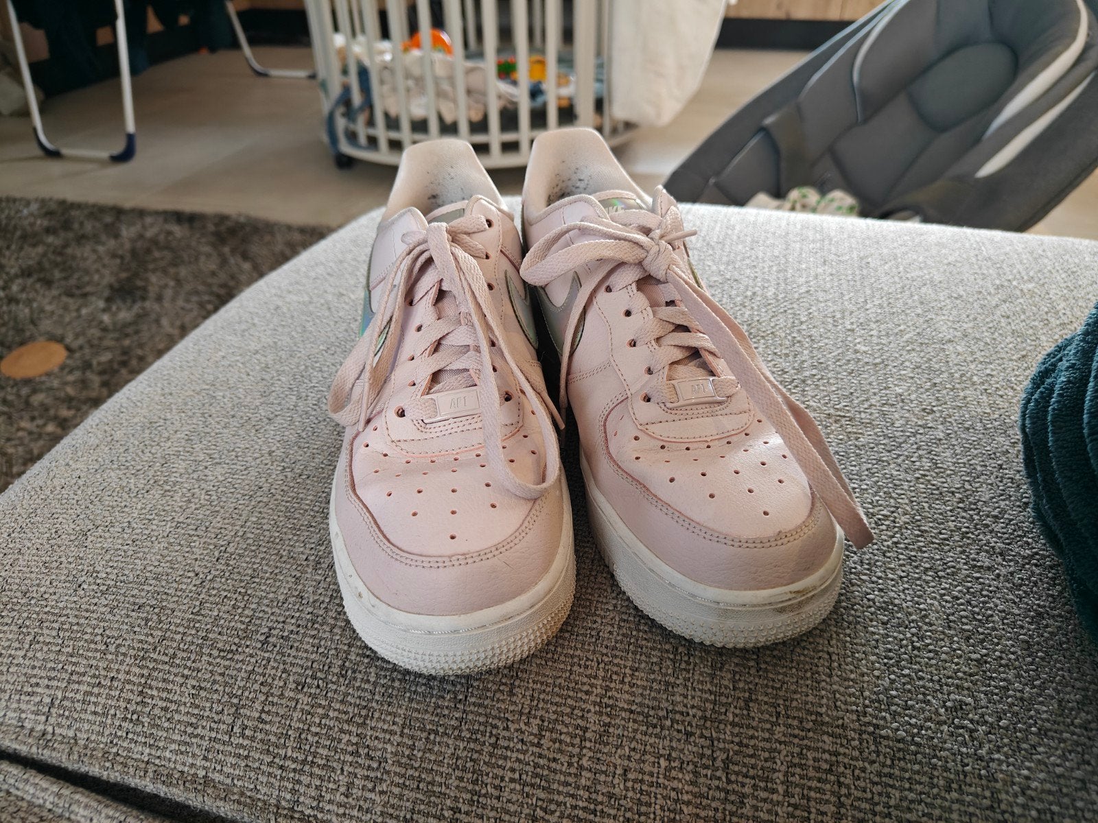 Roze Nike Air Force 1 sneakers - Maat 40, Nike, Ophalen of Verzenden, Roze, Sneakers of Gympen