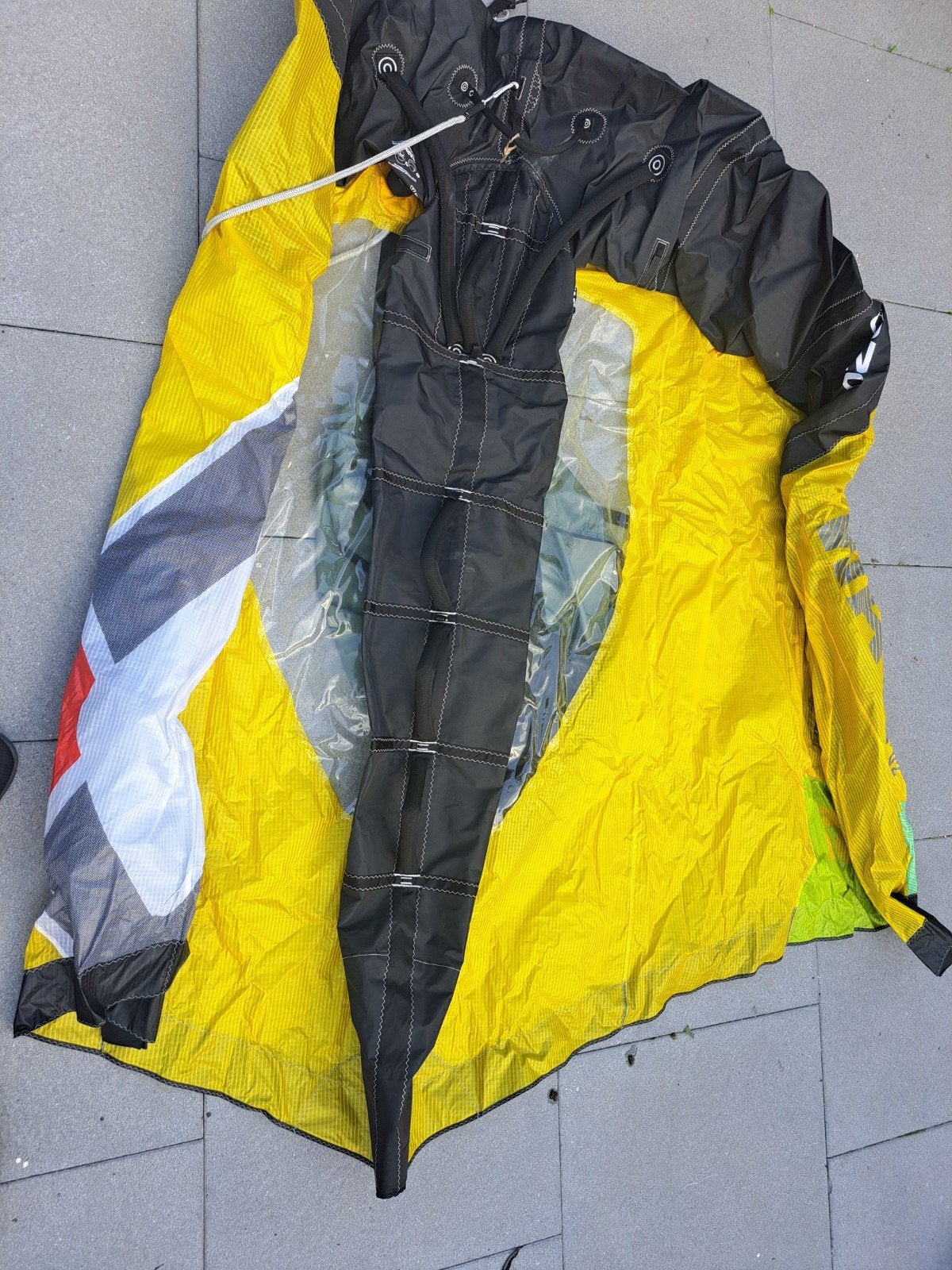 wing ozone wasp v2 5 meter, Ophalen of Verzenden, Zo goed als nieuw, Wingsurf-wing