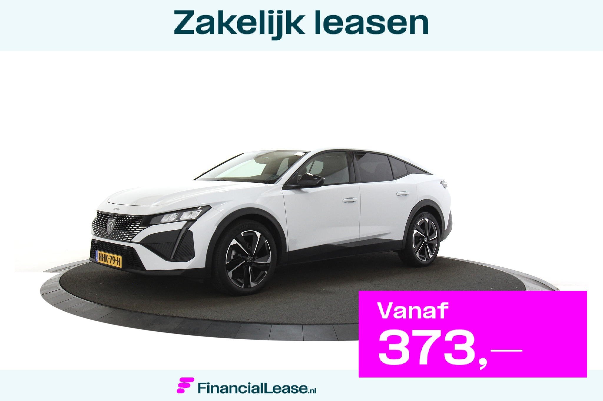 Peugeot 408 1.2 Hybrid 145 e-DCS6 Allure, Gebruikt, Euro 6, Wit, Origineel Nederlands