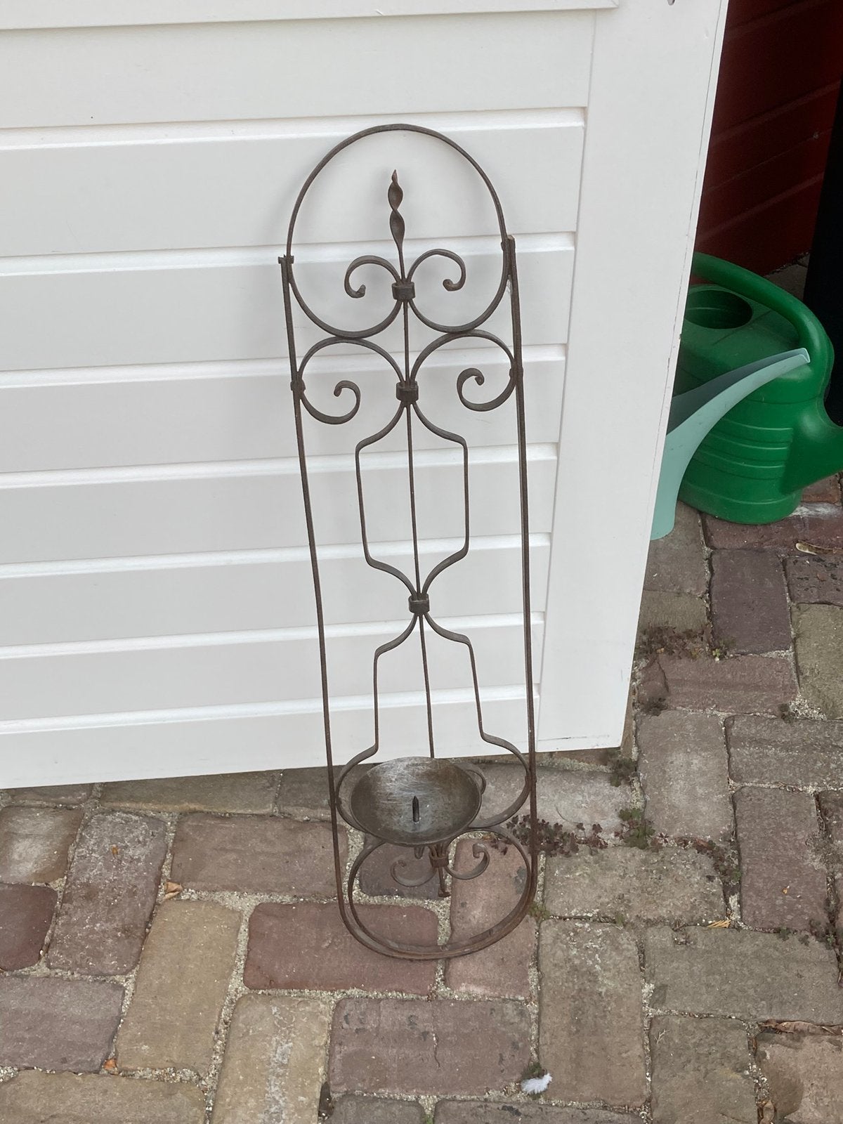 Mooie oude kaarsenhouder, Antiek en Kunst, Ophalen, Overige materialen
