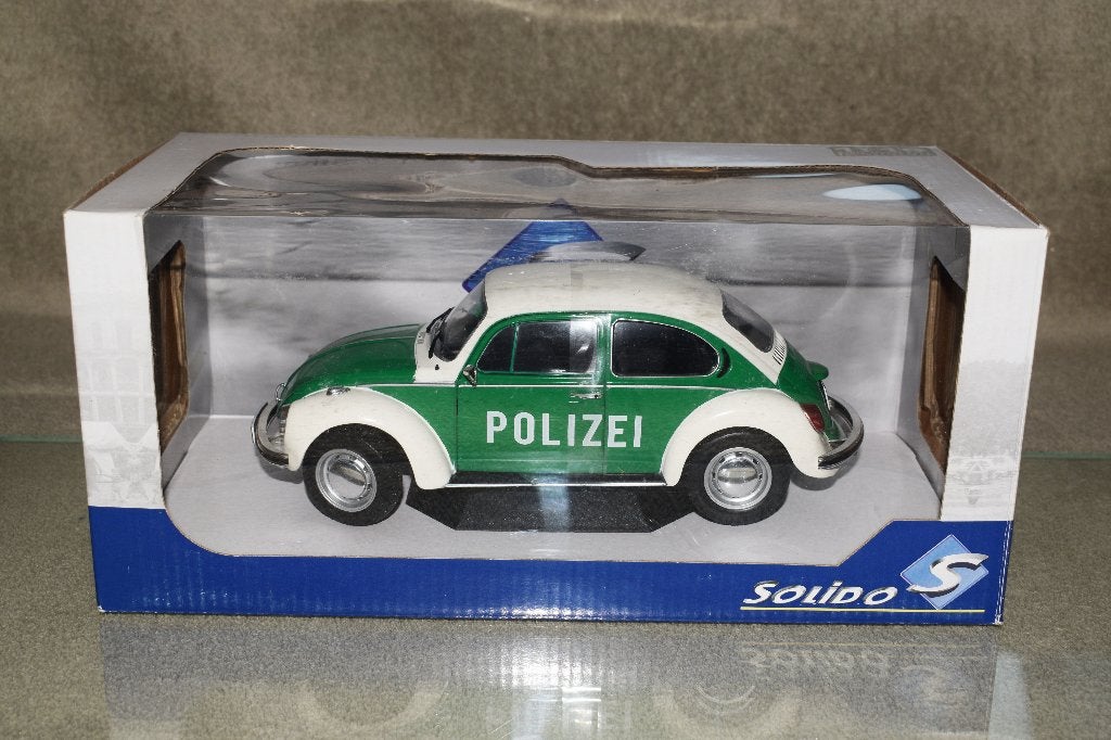 miniatuur auto 1:18 nieuwe solido vw beetle polizei, Hobby en Vrije tijd, Ophalen of Verzenden, Nieuw, Solido