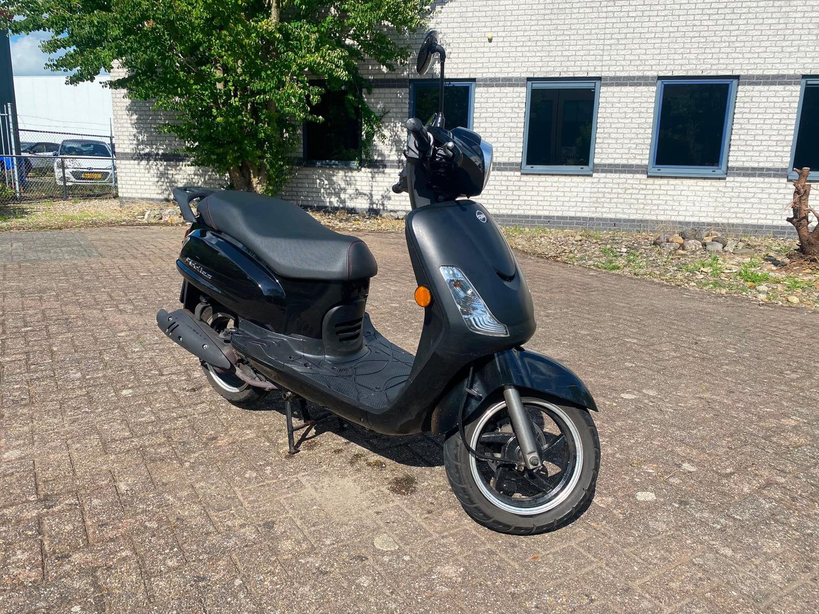SYM Fiddle II – 2019 – Geel Kenteken, Fietsen en Brommers, Ophalen, Gebruikt, Maximaal 45 km/u, Benzine