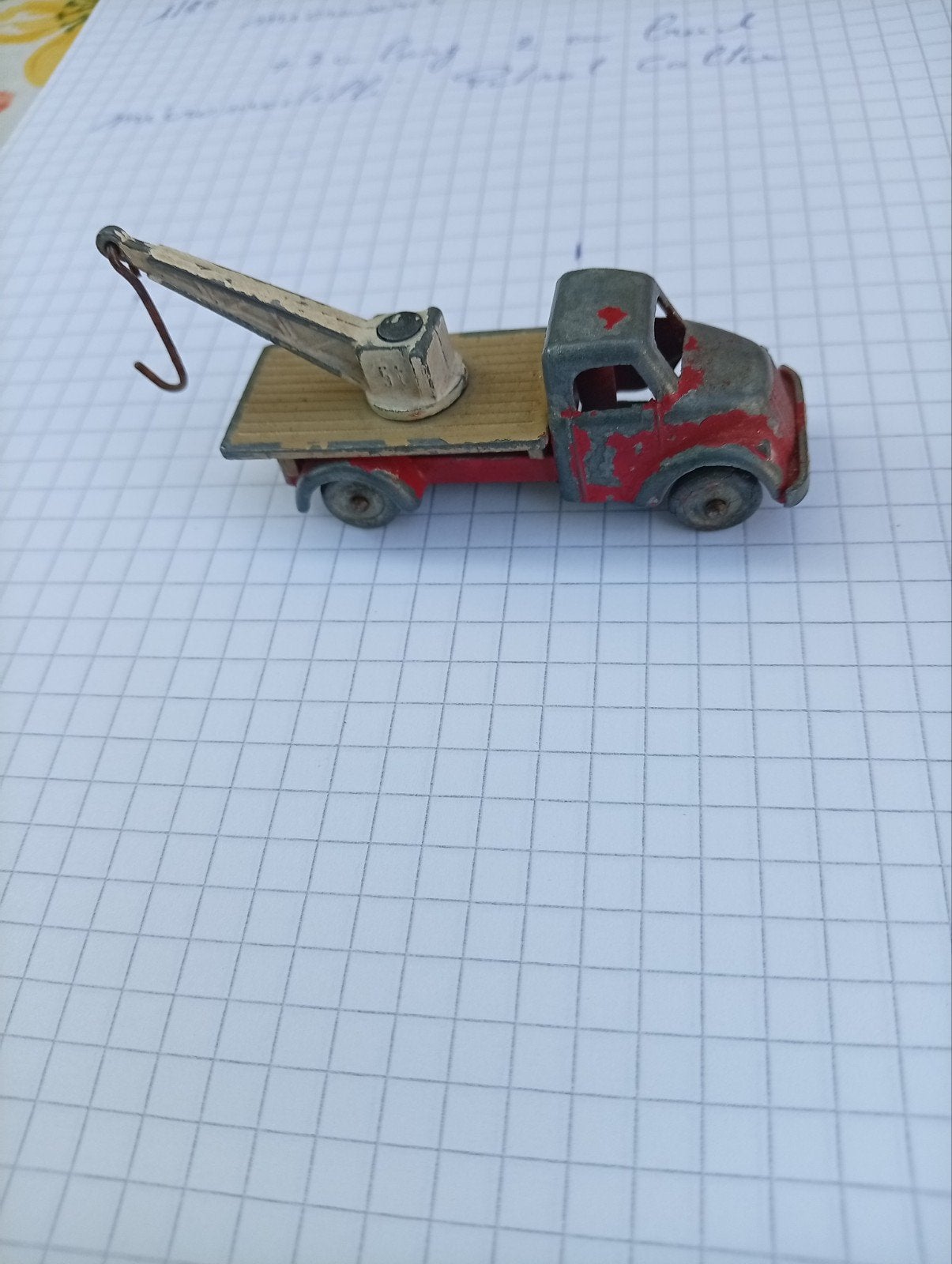 vintage die cast kraanwagen made by Mercury Italy 1950, Ophalen of Verzenden