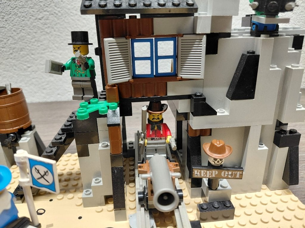 Lego Bandit's Secret Hide-Out (compleet)- 6761, Gebruikt, Overige thema's, Lego, Ophalen of Verzenden