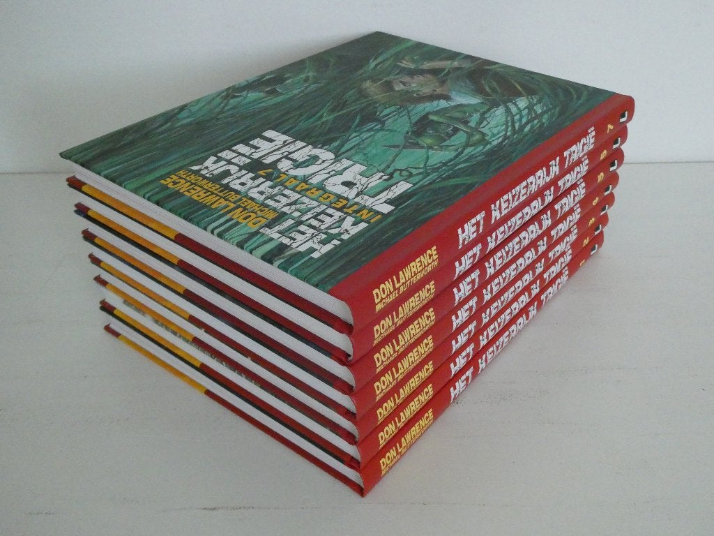 Trigië ~ Complete serie Integrale hardcovers 1 t/m 7, Boeken, Stripboeken, Eén stripboek, Ophalen of Verzenden, Nieuw, Don Lawrence
