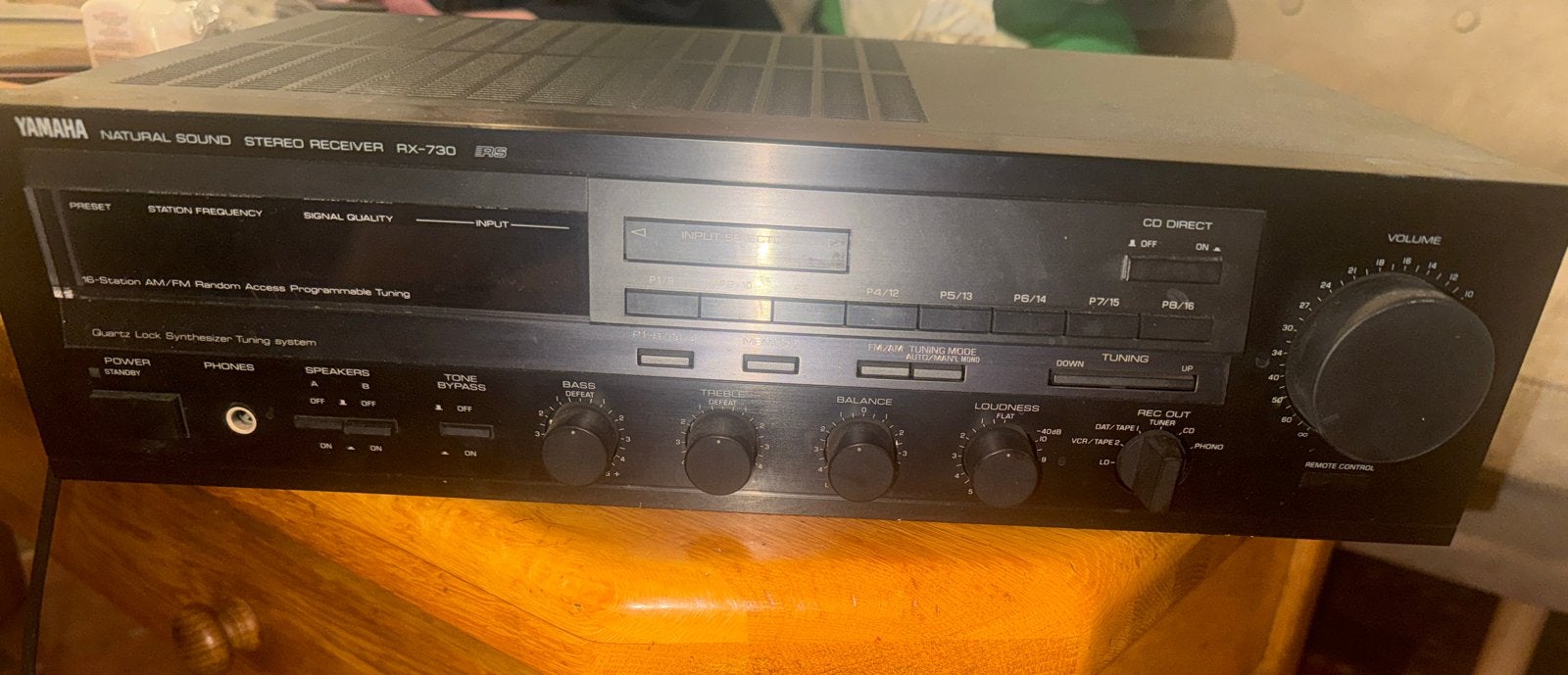 Yamaha RX-760 Natural Sound Stereo Receiver, Ophalen of Verzenden, Gebruikt