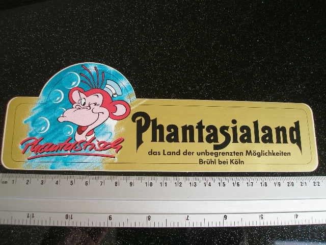 sticker phantasialand phantastisch 24x, Verzenden, Zo goed als nieuw, Bedrijf of Vereniging