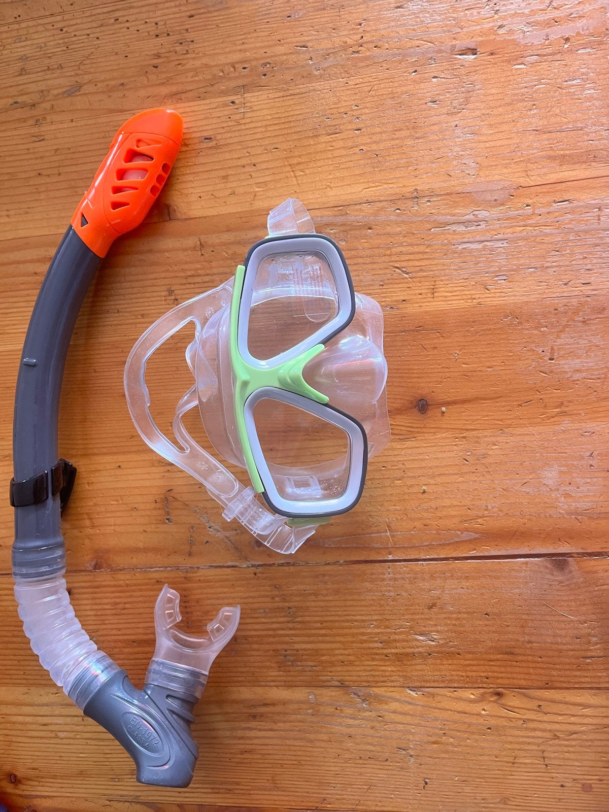 Duikbril en snorkel set, Ophalen of Verzenden, Gebruikt, Duikbril of Snorkel