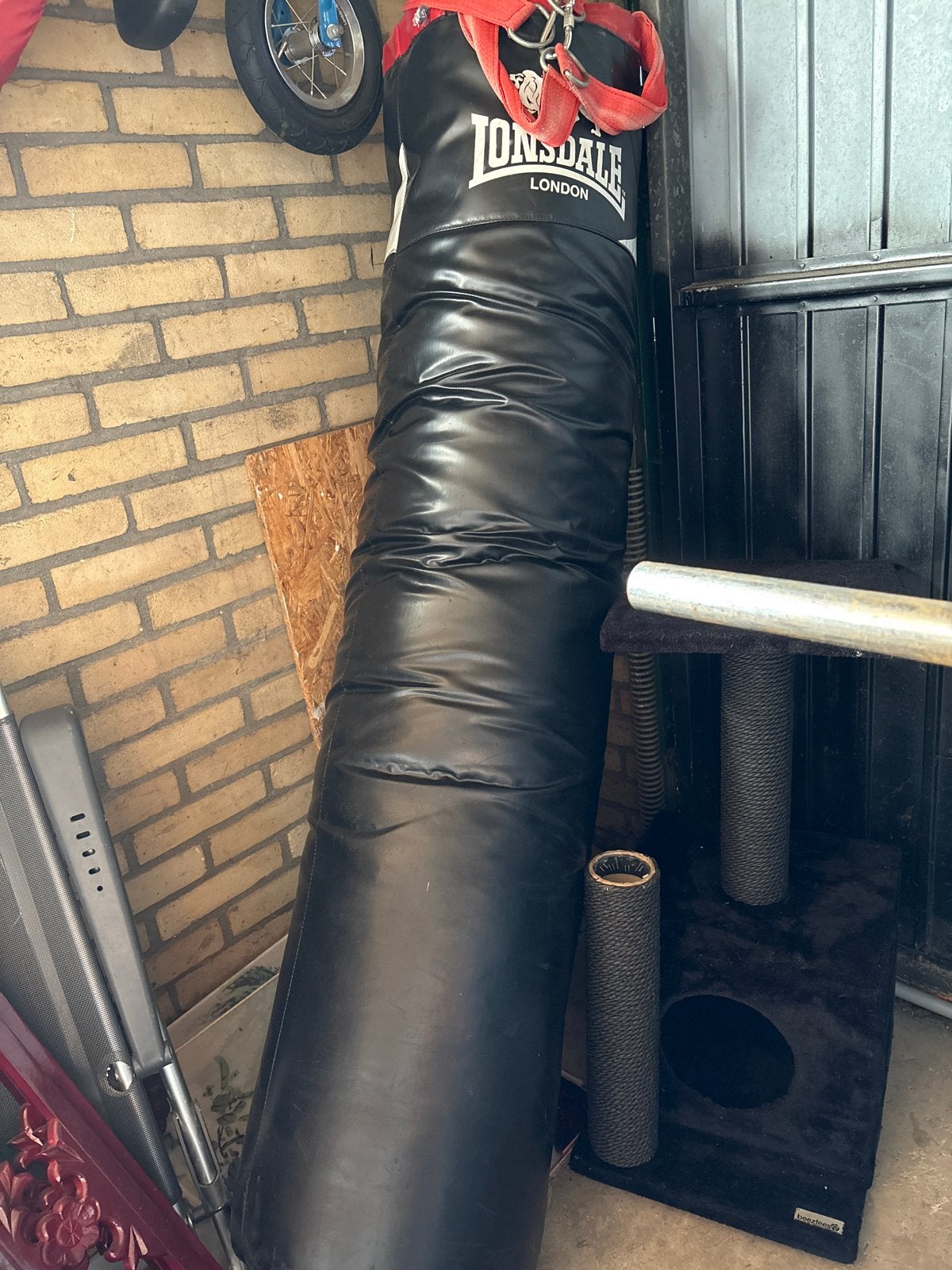 Lonsdale Bokszak - Zwart, Sport en Fitness, Ophalen, Gebruikt, Bokszak