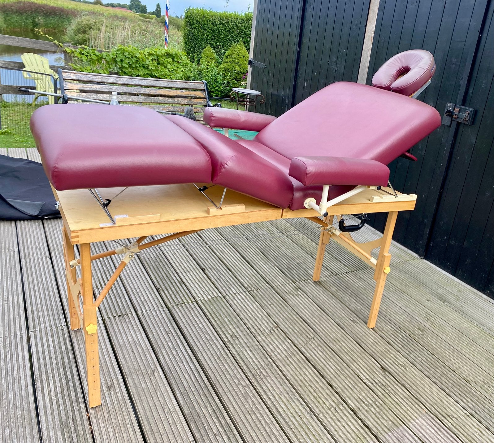 Mooie, degelijke massagetafel – zware kwaliteit, Sport en Fitness, Massageproducten, Ophalen, Gebruikt, Massagetafel
