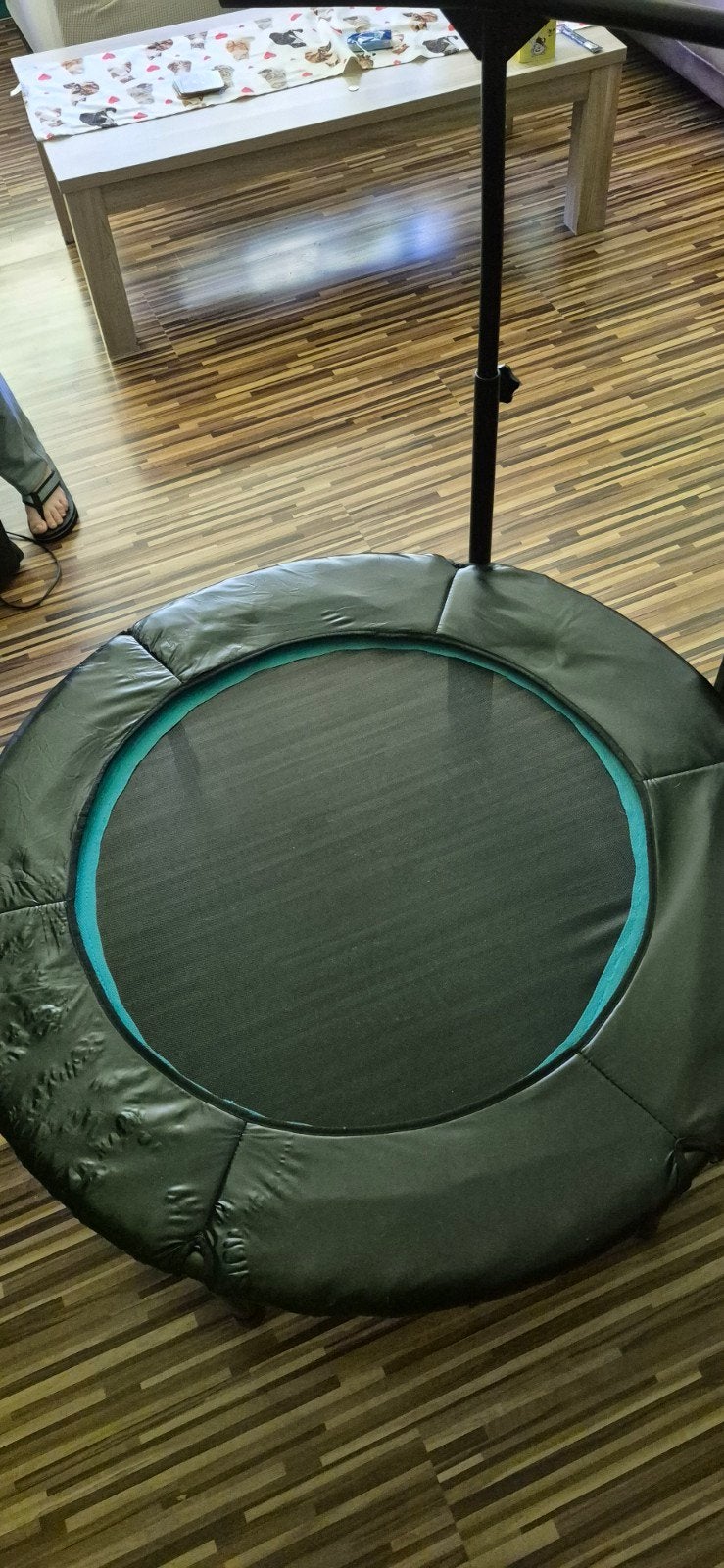 Crivit Fitness Trampoline met handvat - Zo goed als nieuw, Ophalen of Verzenden, Gebruikt
