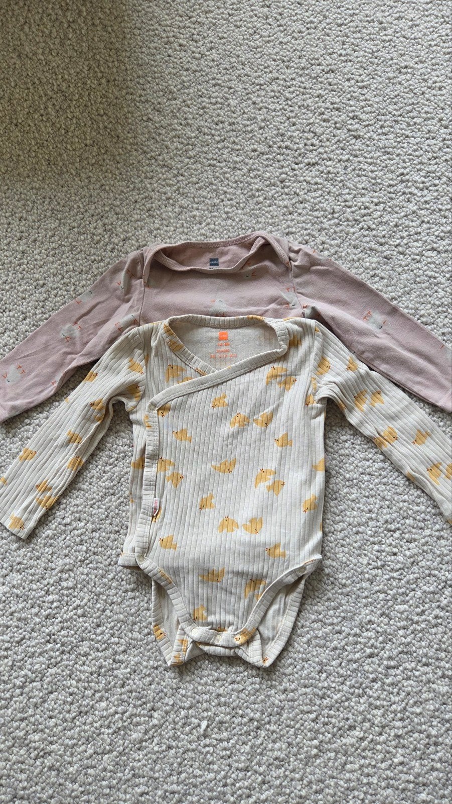 2x romper maat 74-80, Nacht- of Onderkleding, Meisje, Ophalen of Verzenden, Zo goed als nieuw